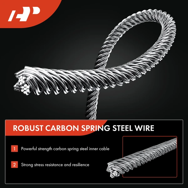 Intermediate Parking Brake Cable for Ford E-350 E-450 Super Duty E-350 Econoline