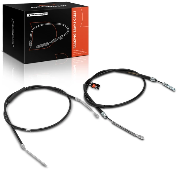 2 Pcs Rear Parking Brake Cable for Chevrolet S10 GMC Sonoma 1998-1999 2002-2003