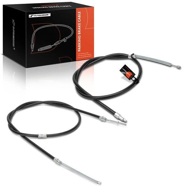 2 Pcs Rear Parking Brake Cable for 1997-1999 Chevrolet Express 3500