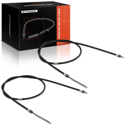 2 Pcs Rear Driver & Passenger Parking Brake Cable