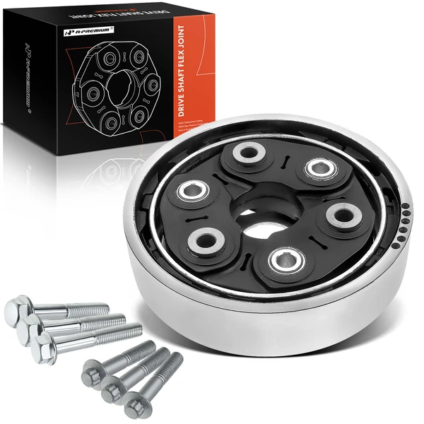 Rear Driveshaft Coupler Flex Joint with Bolts for 2004-2013 Audi A3