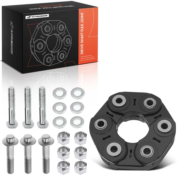 Driveshaft Coupler Flex Joint with Bolts for 2007-2008 BMW 328xi