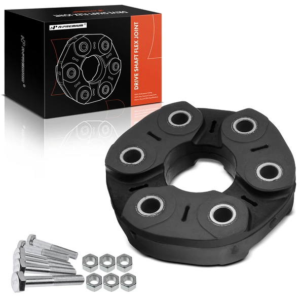 Driveshaft Coupler Flex Joint with Bolts for BMW 525i Jaguar Rolls-Royce Volvo