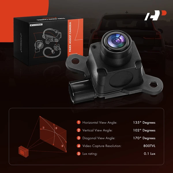 Rear Back Up Park Assist Camera for Dodge Durango 2016-2020 Sport Utility