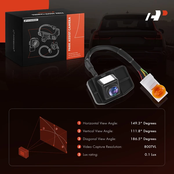 Rear Back Up Park Assist Camera for Acura TSX 2009-2010 Sedan