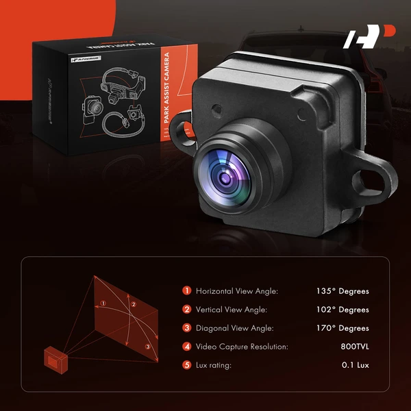 Rear Back Up Park Assist Camera for Jeep Cherokee 2014-2018 KL