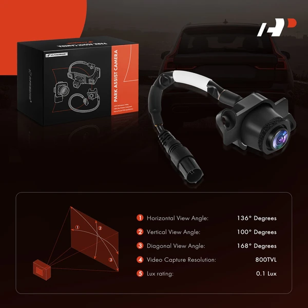 Rear Back Up Park Assist Camera for Chrysler 200 2015-2017