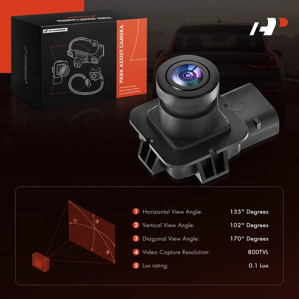 Rear Back Up Park Assist Camera for Ford Transit-150 250 350 Transit350 HD