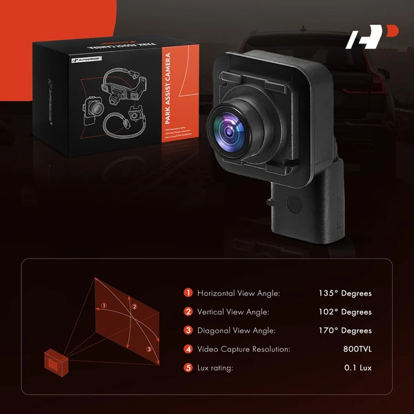 Rear Back Up Park Assist Camera for Ford F-150 2015-2017