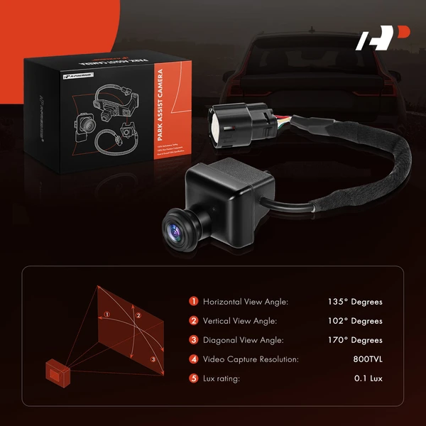 Rear Back Up Park Assist Camera for Ford Escape 2010-2012 Mercury Mariner