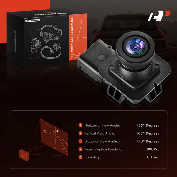 Rear Back Up Park Assist Camera for Ford Expedition 2015-2017 Sport Utility