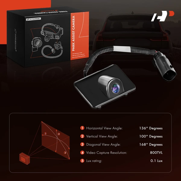 Rear Back Up Park Assist Camera for Ford Expedition 2009-2014