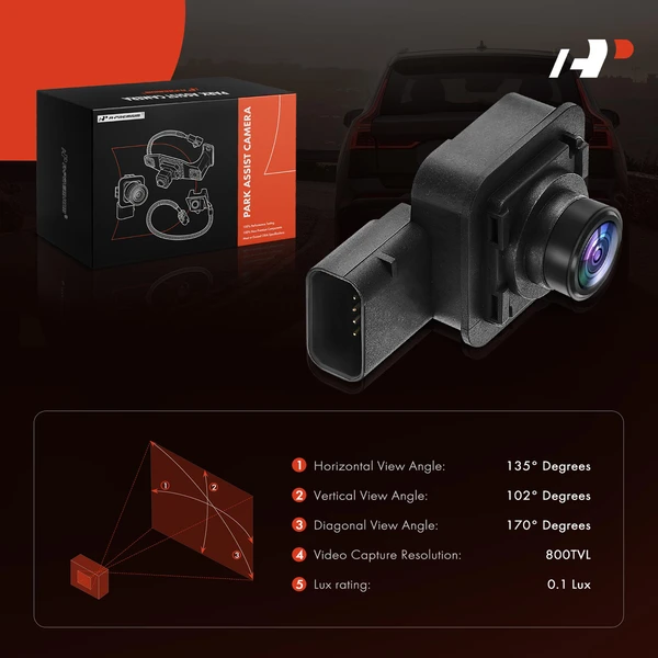 Rear Back Up Park Assist Camera for Ford Explorer Sport Utility 2016-2019