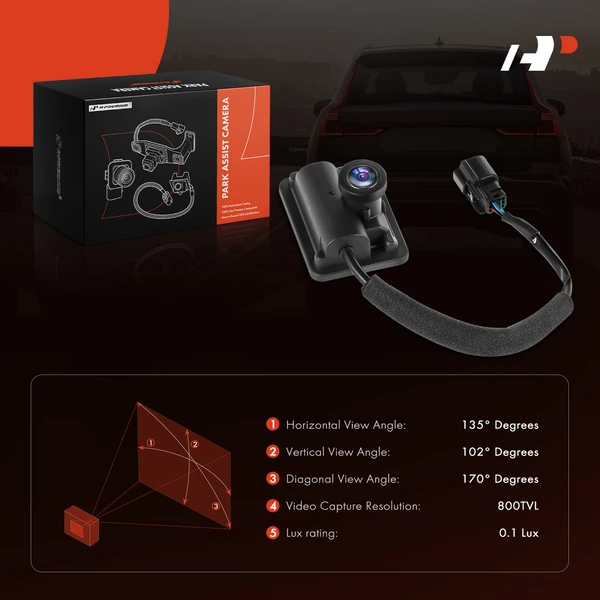 Rear Back Up Park Assist Camera for Lincoln Navigator 2008-2014