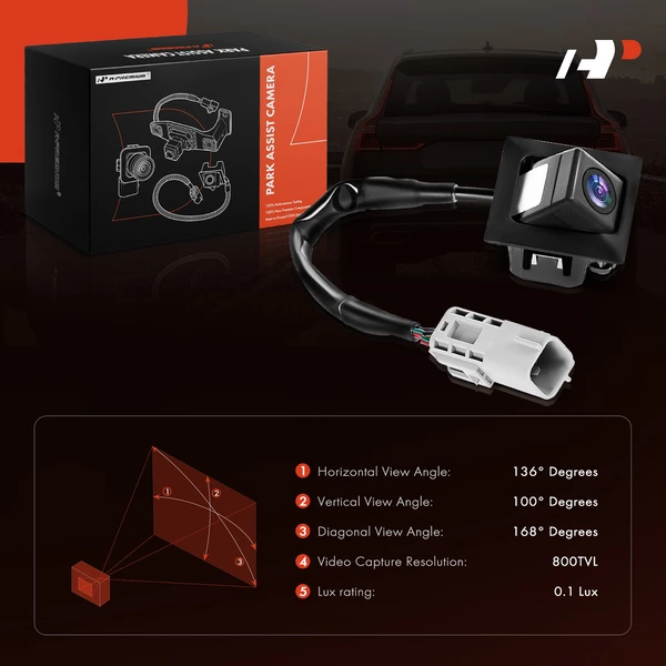 Rear Back Up Park Assist Camera for GMC Acadia 2017-2019 Sport Utility SUV