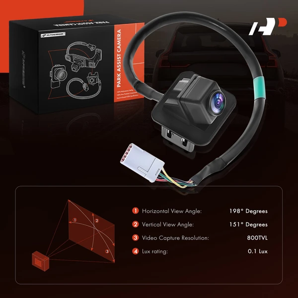 Rear View Back Up Park Assist Camera for GMC Acadia 2017-2019 with Surround View