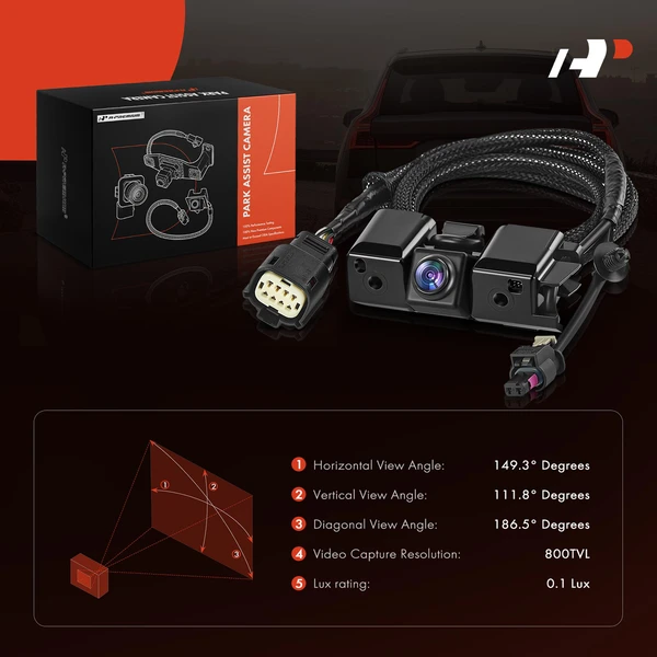 Rear Back Up Park Assist Camera for Chevy Silverado 1500 GMC Sierra 2500 HD