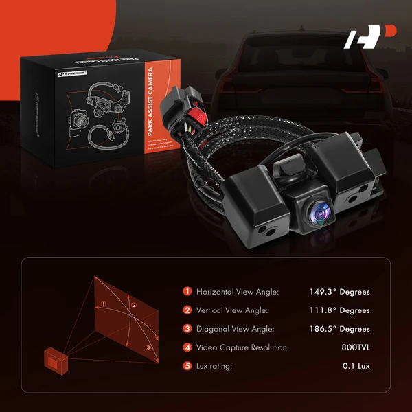 Rear Back Up Park Assist Camera for Chevy Colorado GMC Canyon 2015-2022