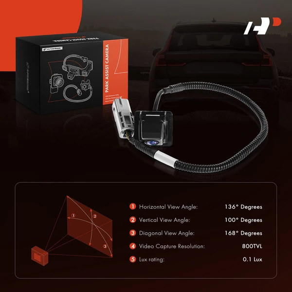 Rear Back Up Park Assist Camera for Cadillac CTS 2010-2015 Coupe Wagon