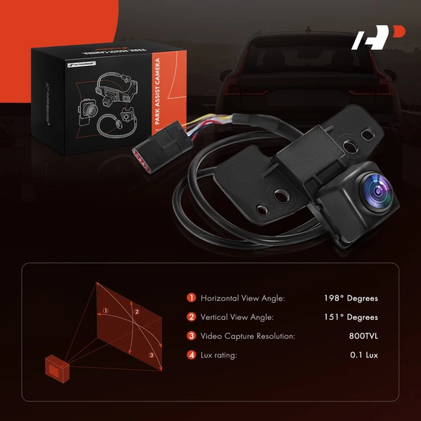 Front Back Up Park Assist Camera for Chevrolet Traverse 2018-2019 Sport Utility