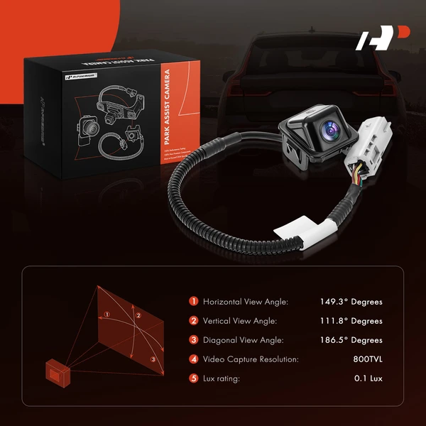 Rear Back Up Park Assist Camera for Chevy Impala 2014-2020 Sedan