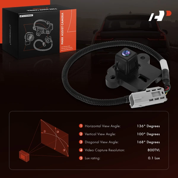 Rear Back Up Park Assist Camera for Chevy Avalanche Cadillac Escalade EXT