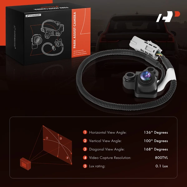 Rear Back Up Park Assist Camera for Chevy Traverse 2009-2012 Sport Utility