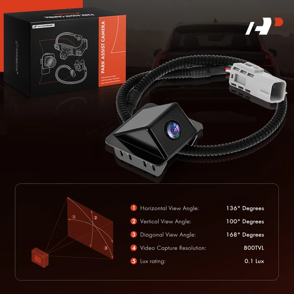 Rear Back Up Park Assist Camera for Chevrolet Traverse 2013-2017 V6 3.6L