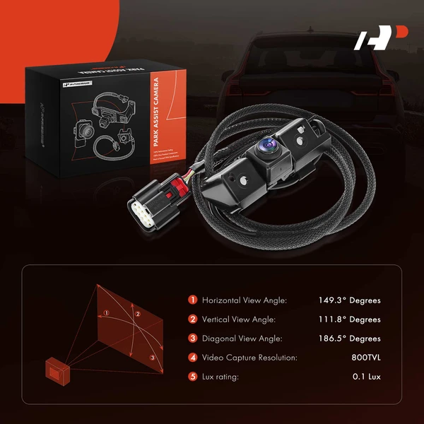 Rear Back Up Park Assist Camera for Chevy Silverado 2500 HD 2016-2019 GMC