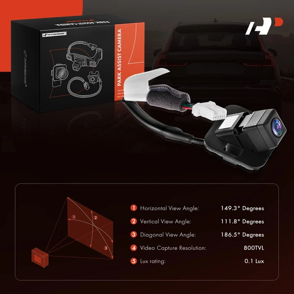 Rear Back Up Park Assist Camera for Honda Accord 2014-2015 EX LX Hybrid Sport