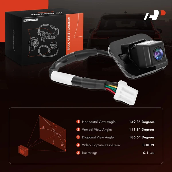 Rear Back Up Park Assist Camera for Honda Civic 2012-2015 Sedan