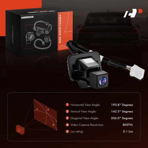 Rear Back Up Park Assist Camera for Honda Civic with Navigation System