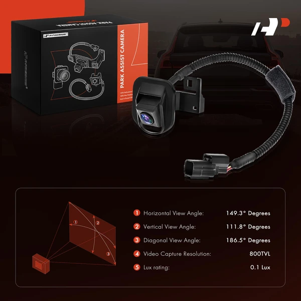 Rear Back Up Park Assist Camera for Honda Accord 2014-2015 Coupe LXS