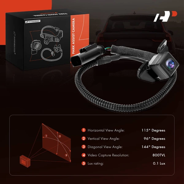 Rear Back Up Park Assist Camera for Hyundai Tucson 09-13 without Navigation