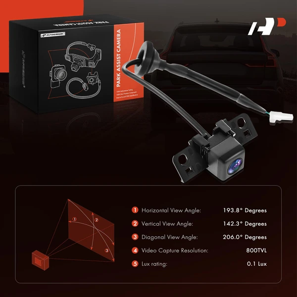 Rear Back Up Park Assist Camera for Infiniti G37 2010-2013 G25 Q40 Sedan