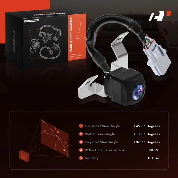 Rear Back Up Park Assist Camera for Kia Sorento 16-18 with Navigation System