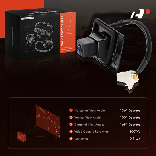 Rear Back Up Park Assist Camera for Mitsubishi Outlander 2014-2015