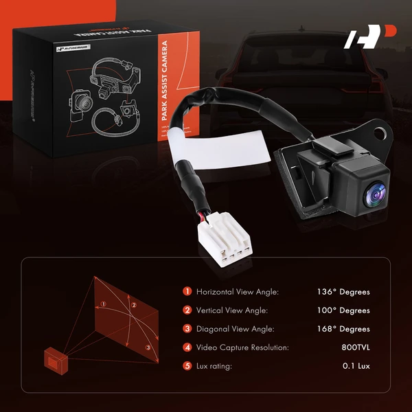 Rear Back Up Park Assist Camera for Mitsubishi Outlander Sport RVR