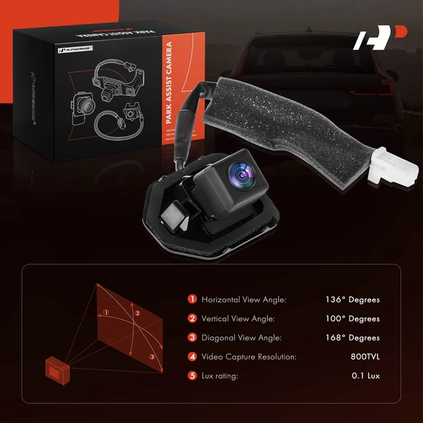 Rear Back Up Park Assist Camera for Honda Altima 2013-2015 4-Door