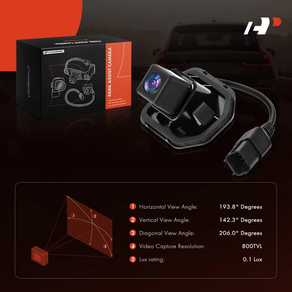 Rear Back Up Park Assist Camera for Nissan Rogue 2016-2019 SUV