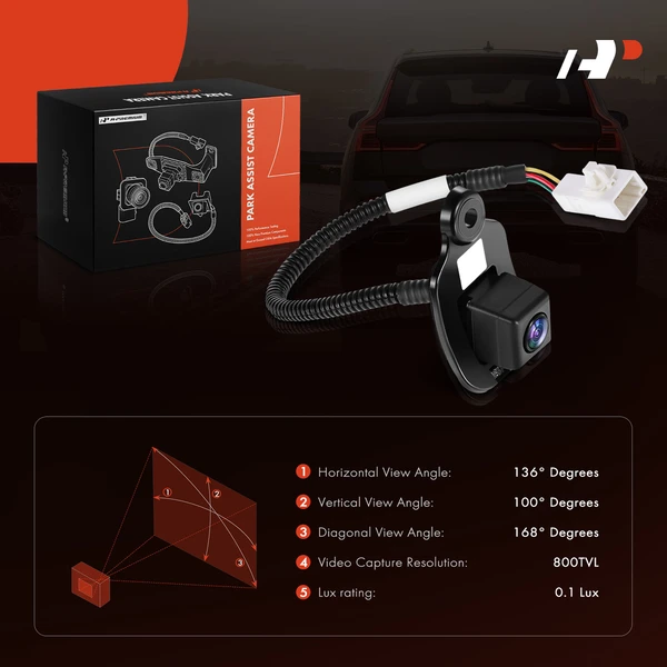 Rear Back Up Park Assist Camera for Subaru Legacy 2012-2014