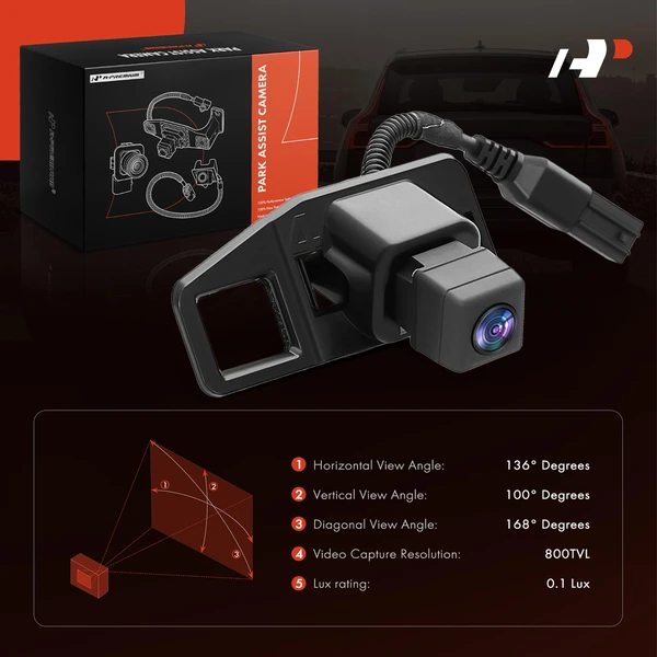 Rear Back Up Park Assist Camera for Toyota RAV4 2015 L4 2.5L Sport Utility