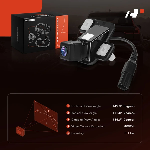 Rear Back Up Park Assist Camera for Toyota Prius V 2015-2018