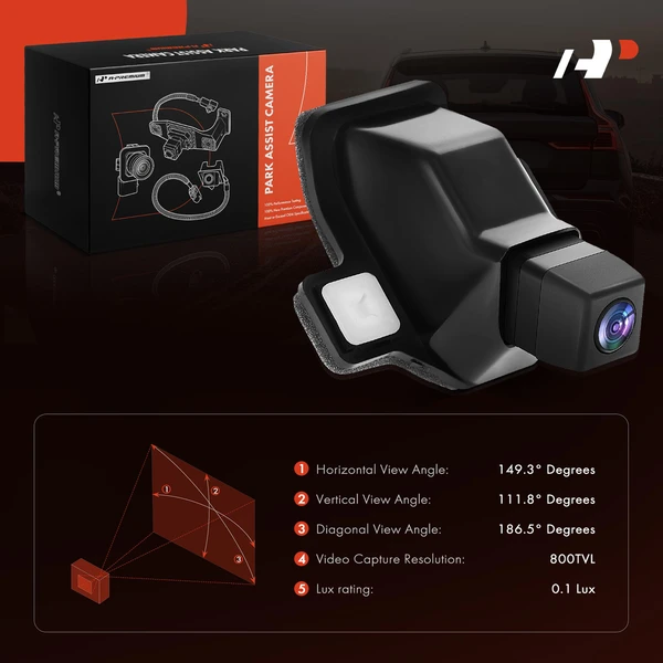 Rear Back Up Park Assist Camera with CAPA for Toyota 4Runner 2016-2023