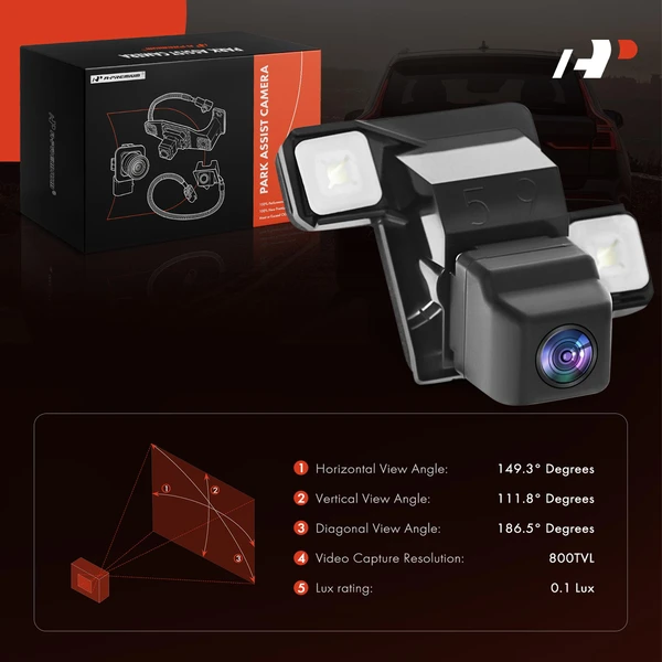 Rear Back Up Park Assist Camera for Toyota Prius 2010-2015 Prius V Plug-In