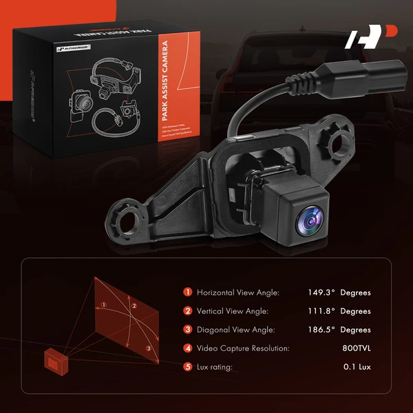 Rear Back Up Park Assist Camera for Toyota Prius C 2016-2019