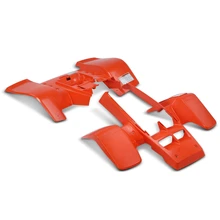 Orange Front & Rear Fender Plastic Body