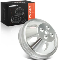 Machined Aluminum SWP Double-Groove Water Pump Pulley