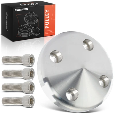 Machined Aluminum LWP Water Pump Nose Cone Pulley Cover