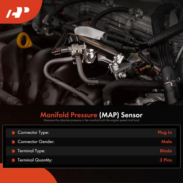 Manifold Pressure (MAP) Sensor for Hyundai Genesis Santa Fe Kia Borrego Optima